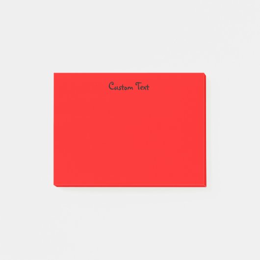 Post-it® Rouge fait sur commande (Devant)