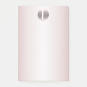 Post-it® Rouge Fard Rose Brillant & Scintillant Glam Monogr