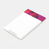 Post-it® Rouge foncé et violet Gras & Abstrait moderne (Incliné)