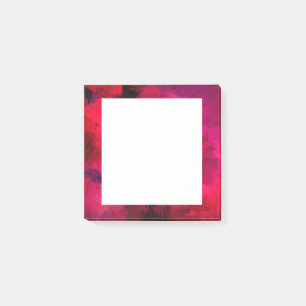 Post-it® Rouge foncé et violet Gras & Abstrait moderne