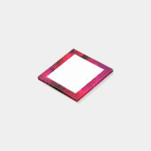 Post-it® Rouge foncé et violet Gras & Abstrait moderne (Incliné)