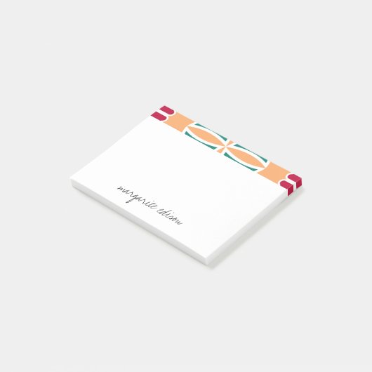 Post-it® Rouge, orange, bleu (Incliné)