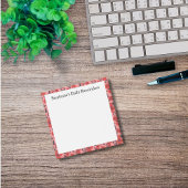 Post-it® Rouge rose Floral Daily Rappel Sticky