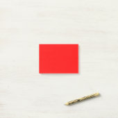 Post-it® Rouge simple (Sur un bureau)