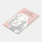 Post-it® Rouge sur les lèvres rouges Marilyn (Incliné)