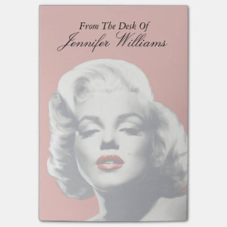 Post-it® Rouge sur les lèvres rouges Marilyn
