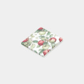 Post-it® Rouge vert pomme Motif Aquarelle Russe (Incliné)