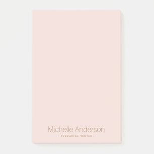 Post-it® Rougissent la mode minimaliste à la mode rose