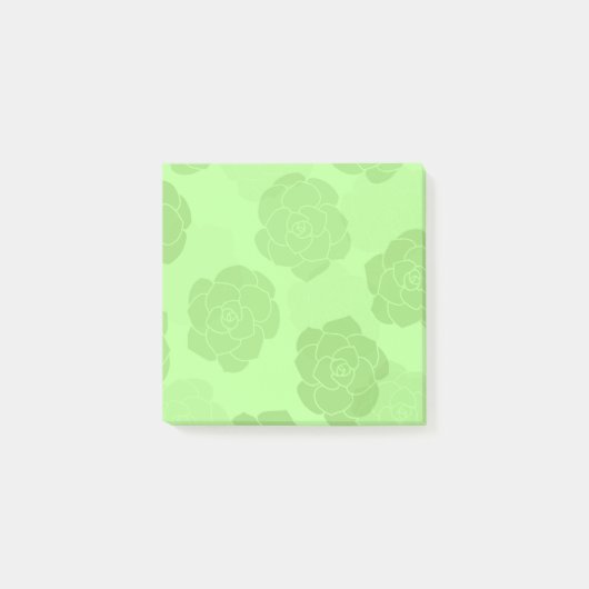 Post-it® Rounded Succulents Post it Notes (Devant)