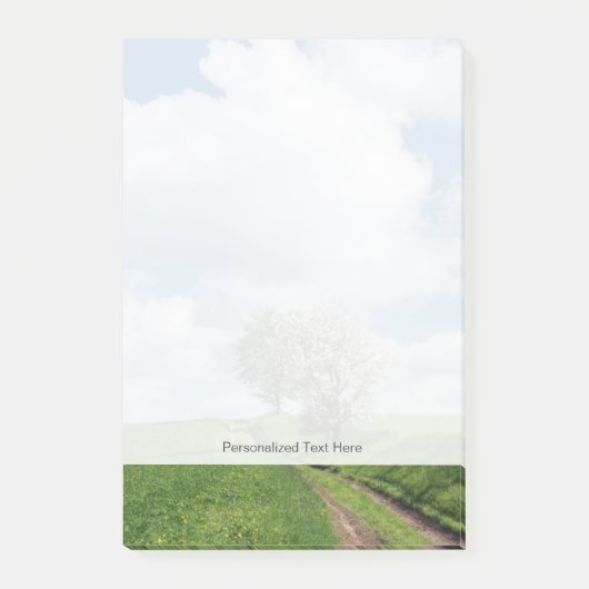 Post-it® Route de terre et pommiers (Devant)