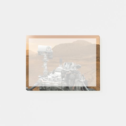 Post-it® Rover Curiosity Du Laboratoire Scientifique Mars. (Devant)