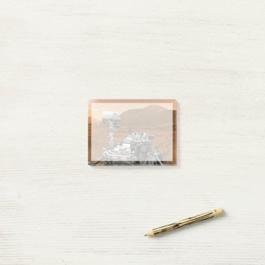 Post-it® Rover Curiosity Du Laboratoire Scientifique Mars.  (Sur un bureau)