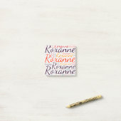 Post-it® Roxanne (Sur un bureau)