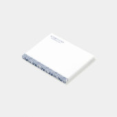 Post-it® Royal Blue and White Paisley Motif (Incliné)