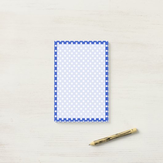 Post-it® Royal Blue Combination Pois par STaylor (Sur un bureau)