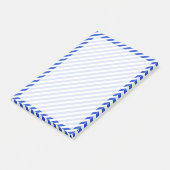 Post-it® Royal Blue Combination Stripes par Shirley Taylor (Incliné)