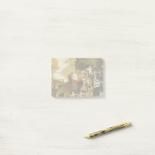 Post-it® Royaume pacifique Biche animal classique (Sur un bureau)