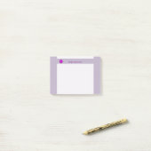 Post-it® Ruban de fleurs violettes par Kenneth Yoncich (Sur un bureau)
