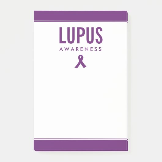 Post-it® Ruban de sensibilisation Lupus pourpre (Devant)