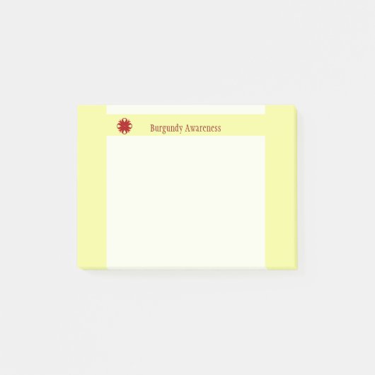 Post-it® Ruban de trèfle de Bourgogne par Kenneth Yoncich (Devant)