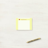 Post-it® Ruban de trèfle de Bourgogne par Kenneth Yoncich (Sur un bureau)