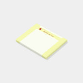 Post-it® Ruban de trèfle de Bourgogne par Kenneth Yoncich (Incliné)