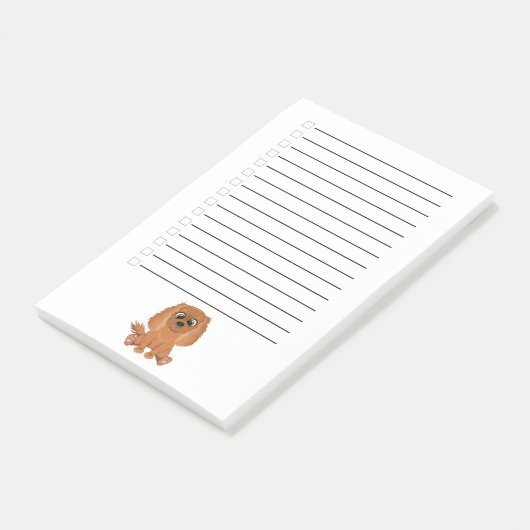 Post-it® Ruby Cavalier King Charles Spaniel    (Incliné)