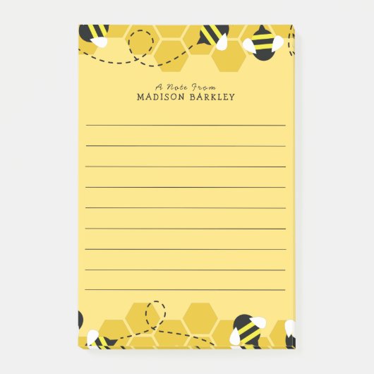 Post-it® Ruche de abeilles mignonnes pour enfants (Devant)