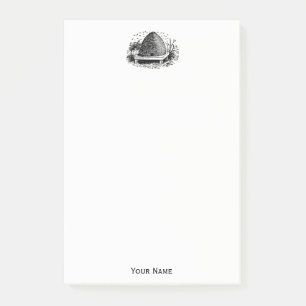 Post-it® Ruche et Abeilles #1 Heraldique Vintage