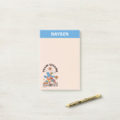 Post-it® Rue Sésame | Ajouter Votre Nom (Sur un bureau)