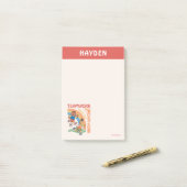 Post-it® Rue Sésame | Ajoutez votre nom (Sur un bureau)