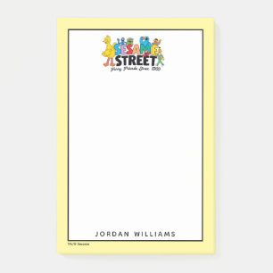 Post-it® Rue Sésame Amis à Poils Ajoutez Votre Nom