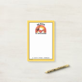 Post-it® Rue Sésame | Elmo Be Kind | Ajouter Votre Nom (Sur un bureau)