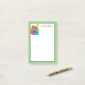 Post-it® Rue Sésame | Groupe Hug | Ajouter Votre Nom (Sur un bureau)