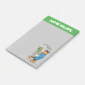 Post-it® Rue Sésame | Oscar & Bruno l'éboueur (Incliné)