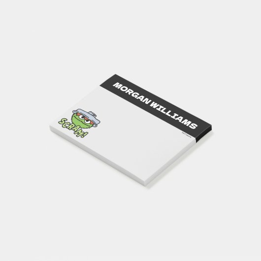 Post-it® Rue Sésame | Oscar the Grouch Scram! | Ajouter un  (Incliné)