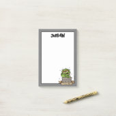 Post-it® Rue Sésame | Oscar the Grouch Trashed (Sur un bureau)