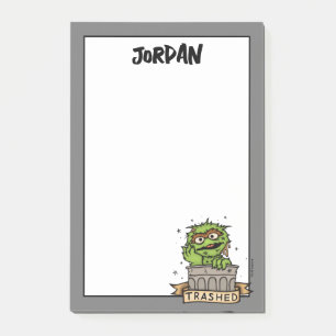 Post-it® Rue Sésame   Oscar the Grouch Trashed
