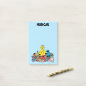 Post-it® Rue Sésame | Sesame Pals Ajoutez Votre Nom (Sur un bureau)