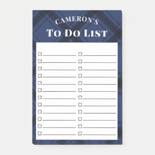 Post-it® Russe Marine Bleu A Prévu De Faire Liste