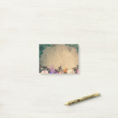 Post-it® Rustic chic, french country, floral pattern,trendy (Sur un bureau)