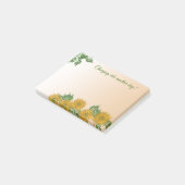 Post-it® Rustic Golden Flowers, Greenery, and Leaves (Incliné)