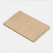 Post-it® Rustic Kraft Simple Élégant Bohème (Incliné)