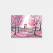 Post-it® Rustic wedding love couple cherry blossoms tree (Devant)