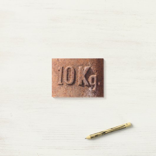 Post-it® Rusty 10 kg (Sur un bureau)
