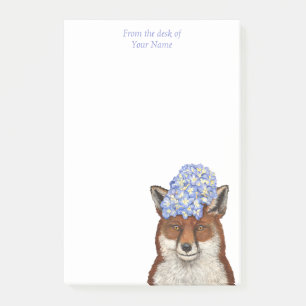 Post-it® Ruthie le renard poster son bloc-notes