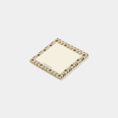 Post-it® Sable micro floral marron foncé (Incliné)
