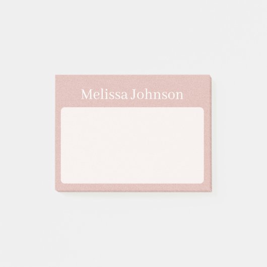 Post-it® Sable rose doux personnalisé (Devant)