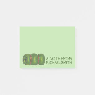 Post-it® Sac à roulettes vert personnalisé Poster son
