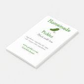 Post-it® Sachets maison faits avec amour ajouter texte site (Incliné)